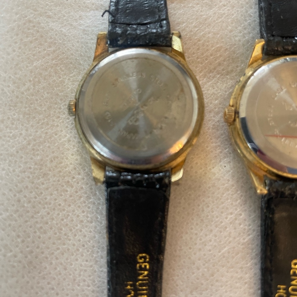 Le Witch Witch Design Black Strap pair of Watches - Picture 10 of 12